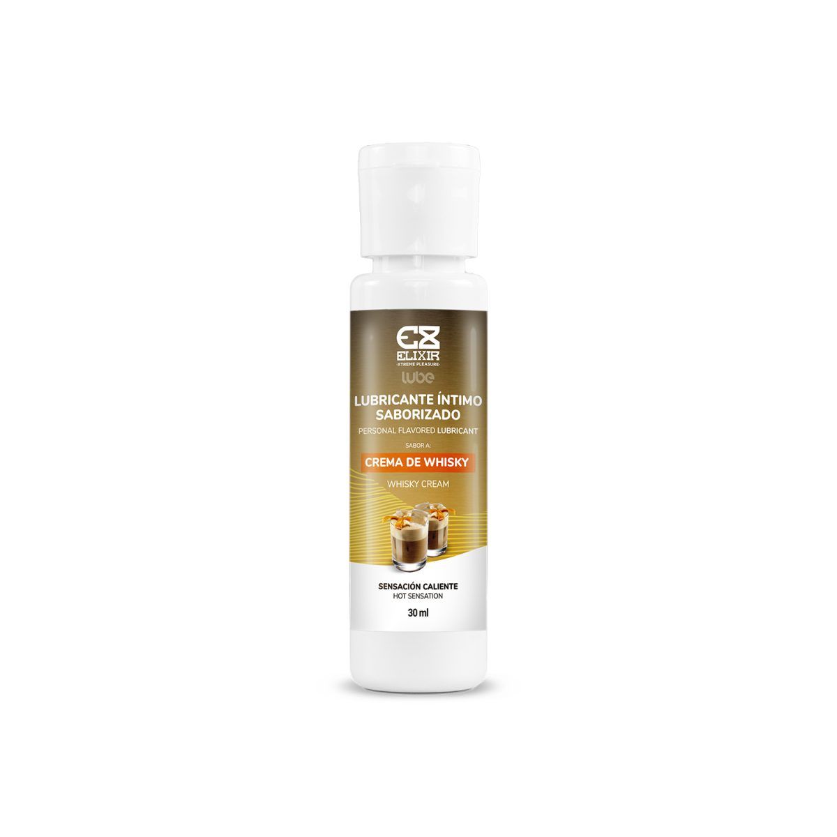 ELIXIR - Lubricante Íntimo Saborizado Crema de Whisky 30 Ml Elixir