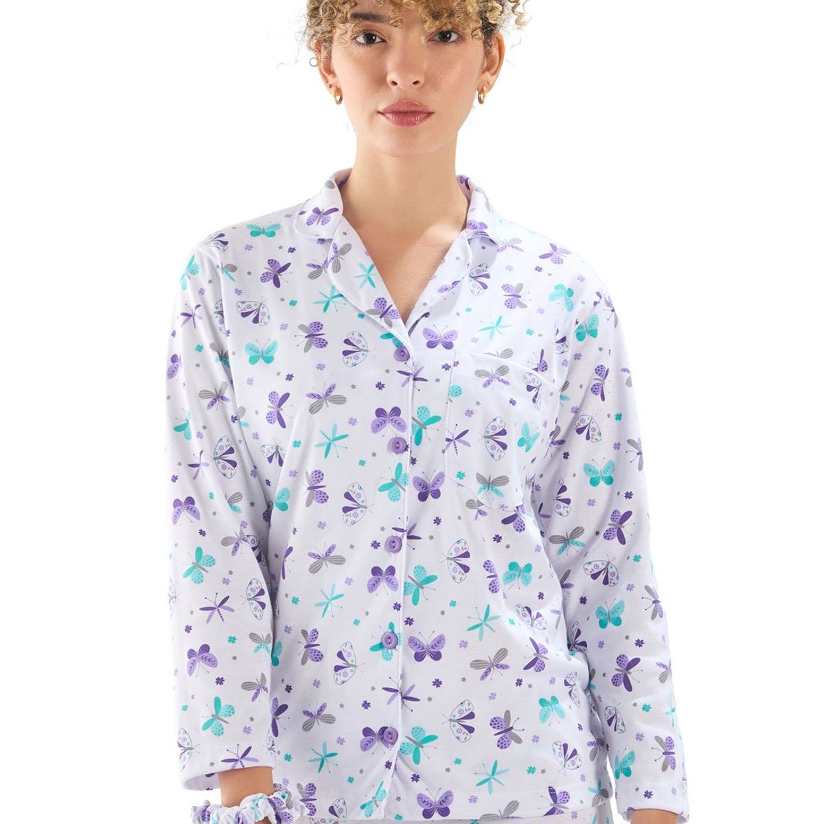 SANTANA - Pijama Mujer Lucia Lavanda