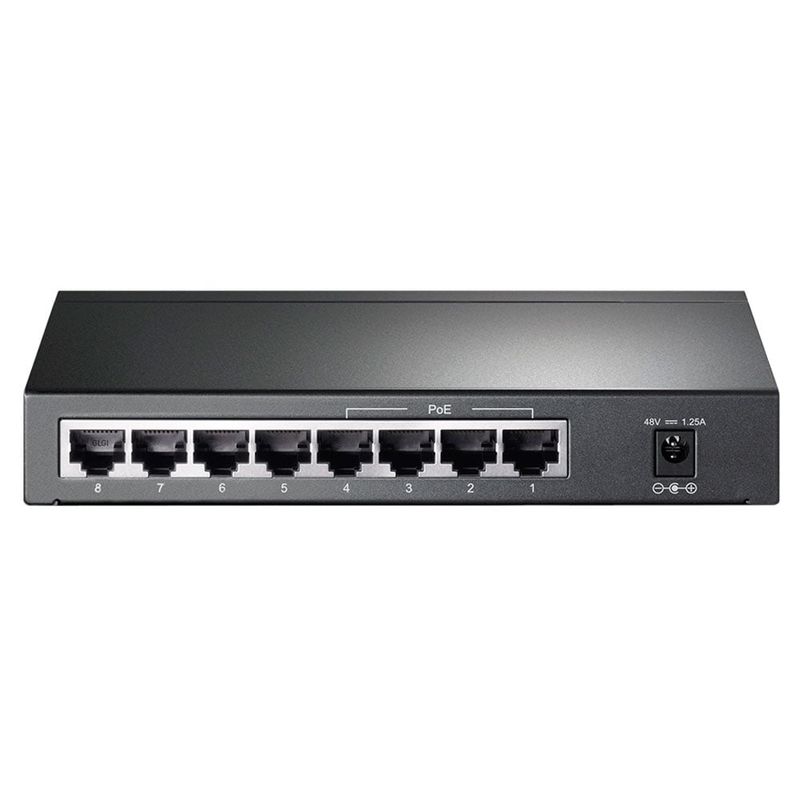 TP LINK - Switch Poe Tp-link Tl-sg1008p 8 Puertos Gigabit 55w