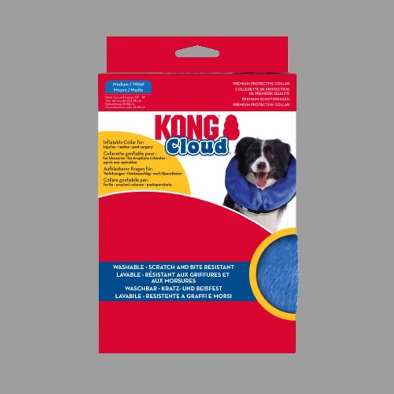 KONG COMPANY - KONG Cloud Collar de Recuperación Inflable talla M
