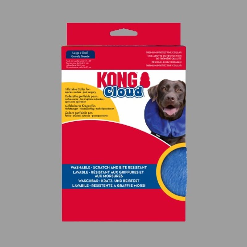 KONG COMPANY - KONG Cloud Collar de Recuperación Inflable talla L