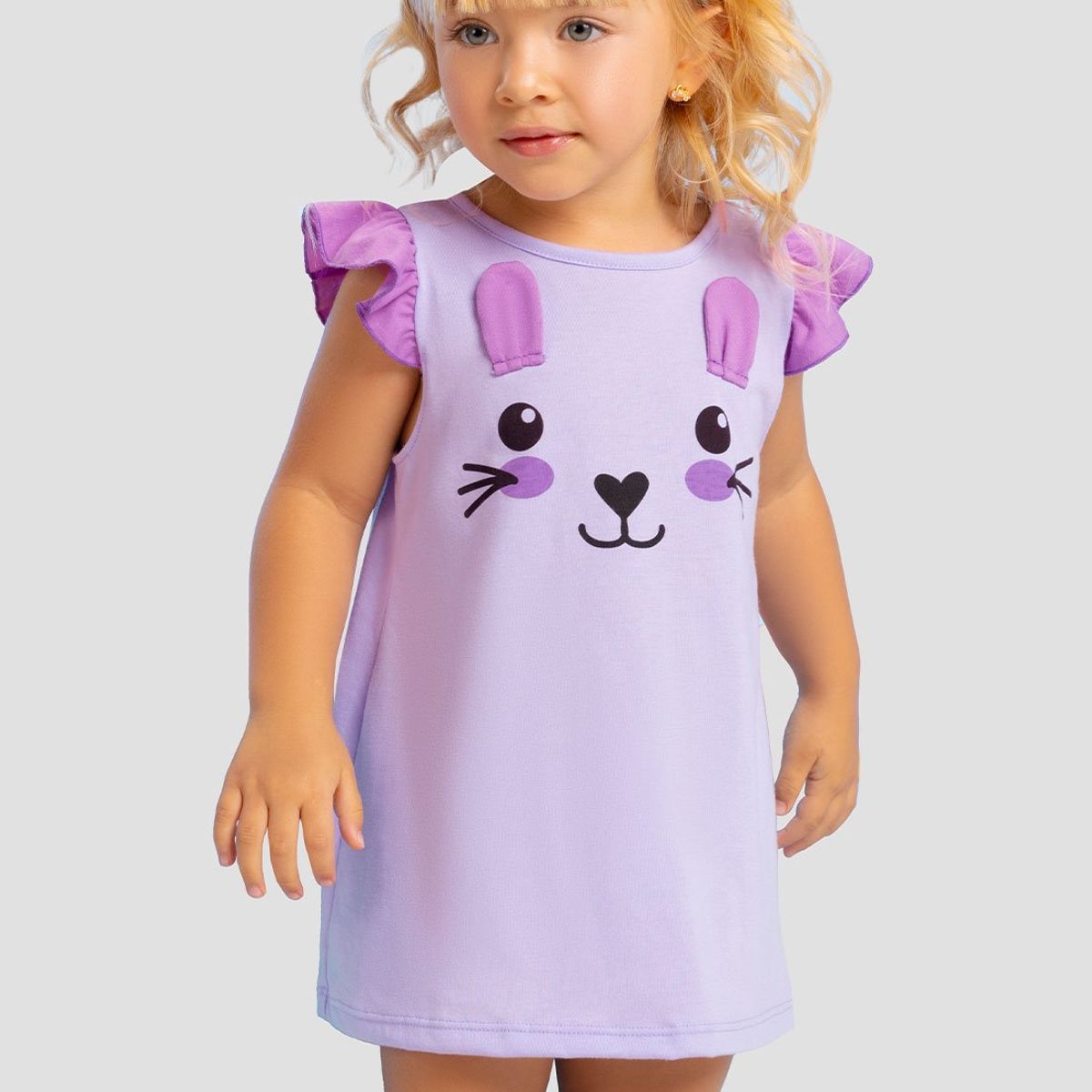 MARKETING PERSONAL - Vestido Infantil Femenino Lila Mp 34431