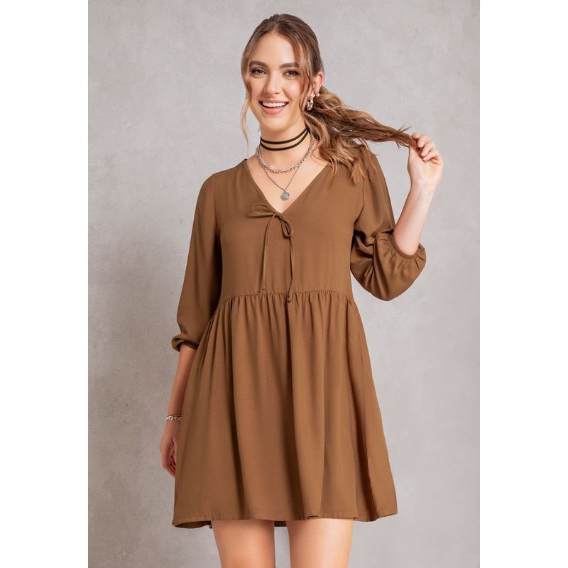RUTTA - Vestido Corto Mujer Café Rutta 104252