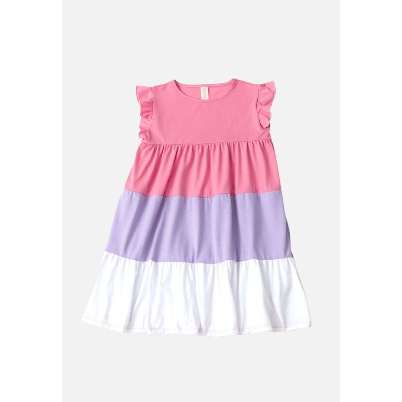 MARKETING PERSONAL - Vestido Infantil Femenino Multicolor Mp 104613