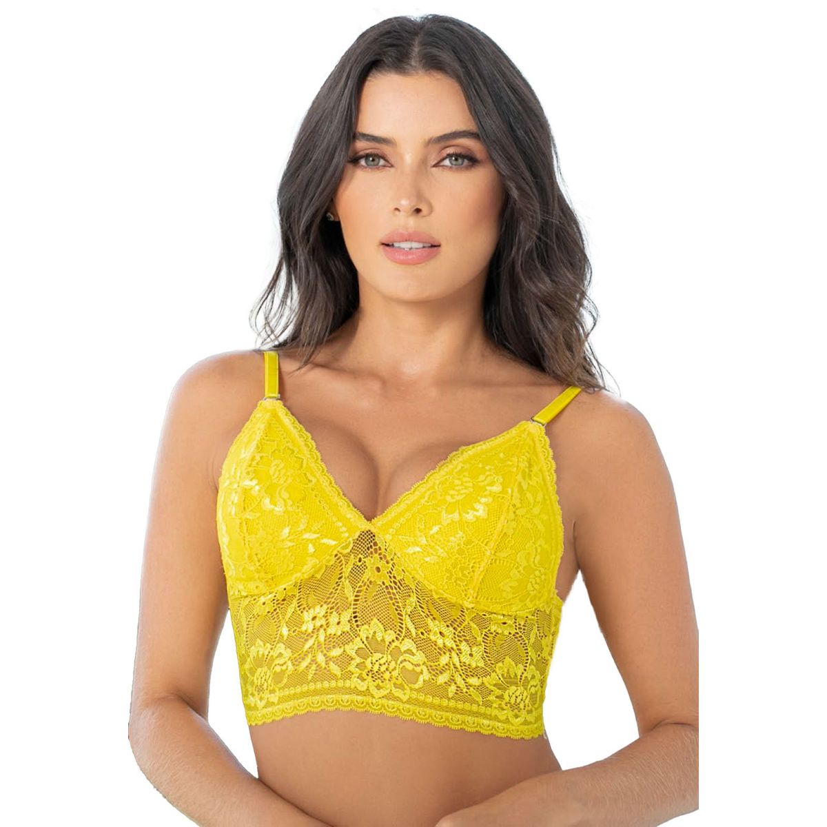 FORMAS INTIMAS - Corset Mujer Amarillo Fi 33568
