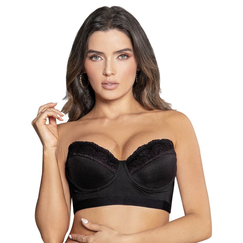FORMAS INTIMAS - Bustier Mujer Negro Fi 96142
