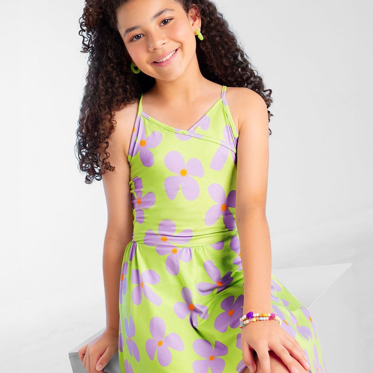 MARKETING PERSONAL - Vestido Infantil Femenino Multicolor Mp 102802