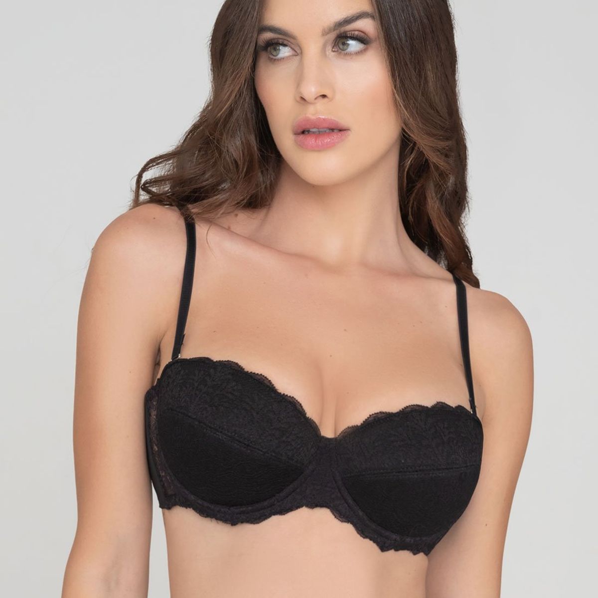 FORMAS INTIMAS - Brasier Mujer Negro FI 103349