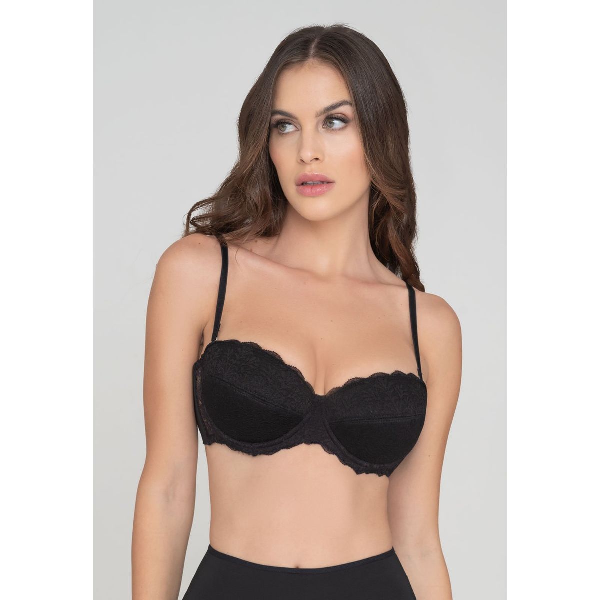 FORMAS INTIMAS - Brasier Mujer Negro FI 103349