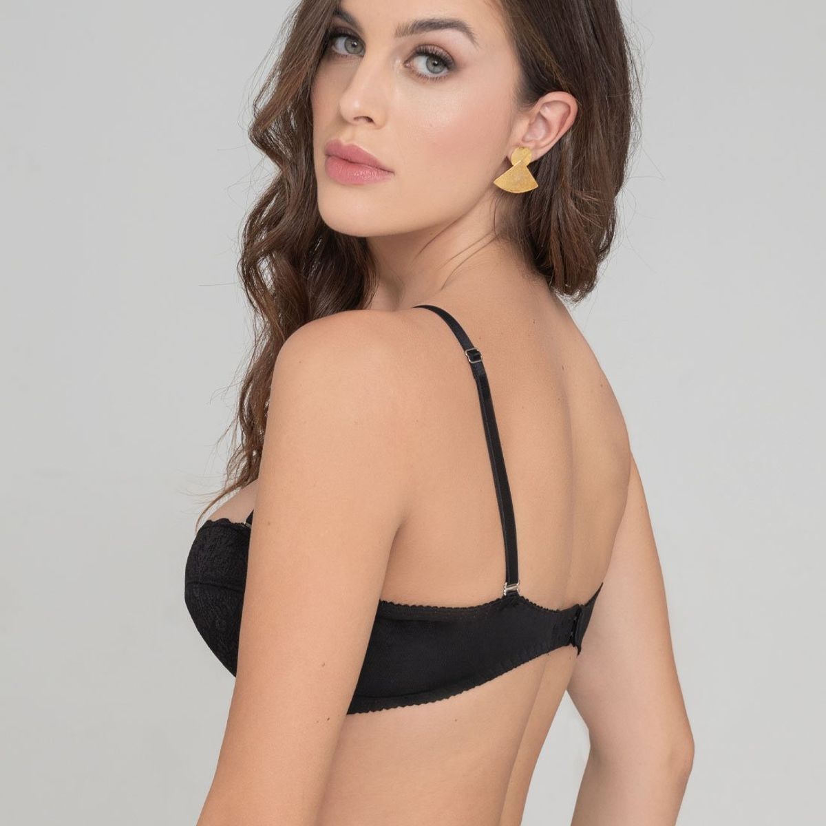 FORMAS INTIMAS - Brasier Mujer Negro FI 103349
