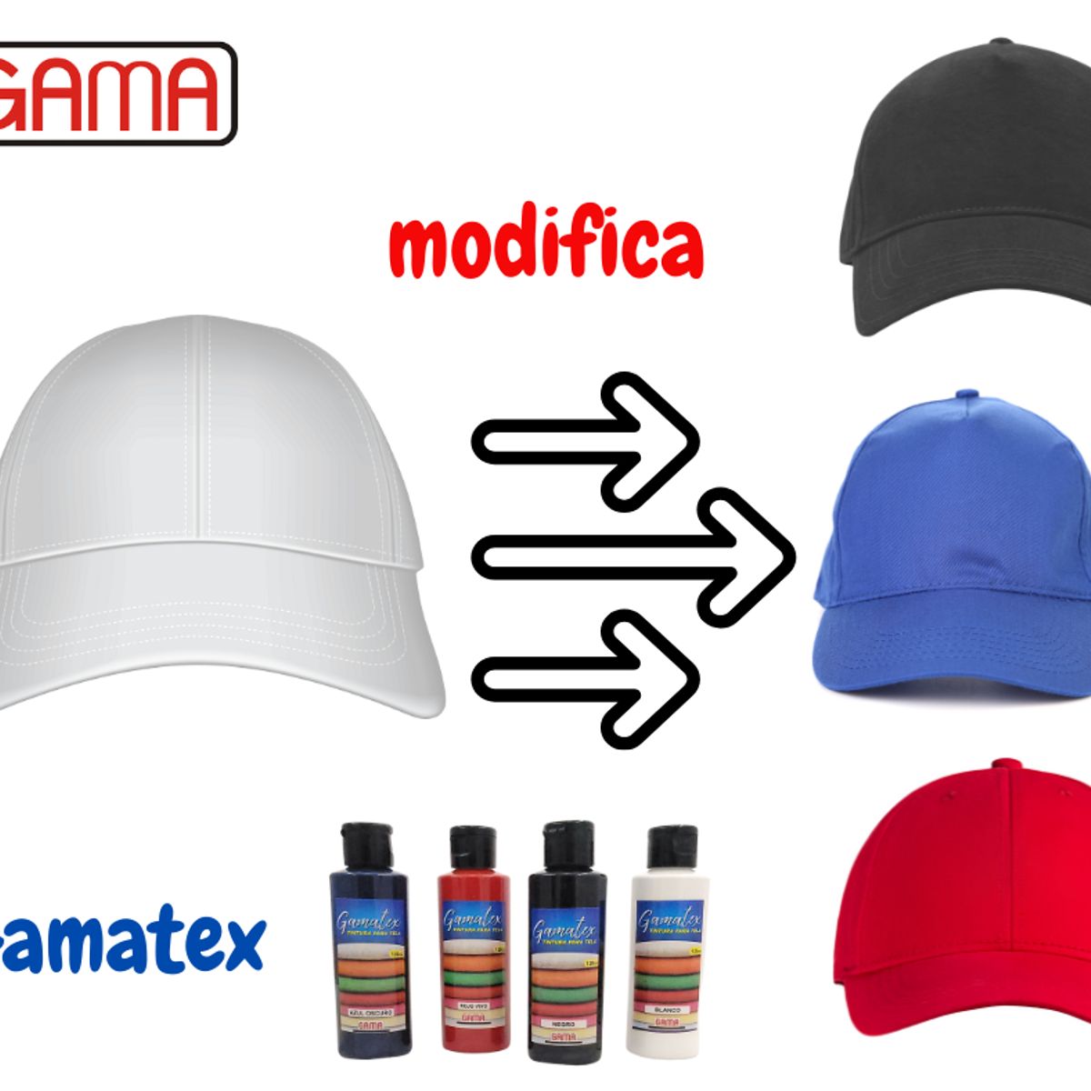 GAMA - Tintura para Tela Gamatex - Color Negro