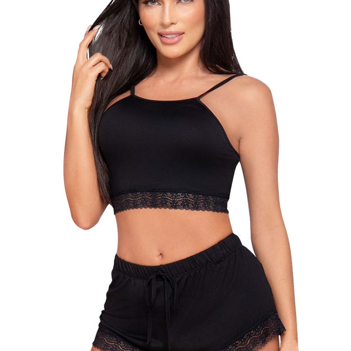 FORMAS INTIMAS - Multiusos Mujer Negro Fi 9473