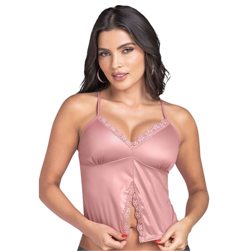FORMAS INTIMAS - Camiseta Mujer Rosa Fi 6276