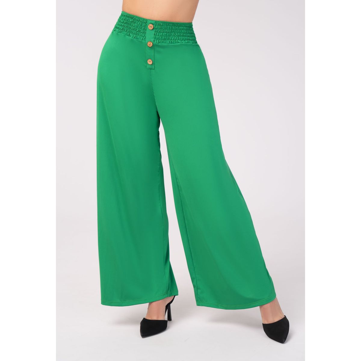 MARKETING PERSONAL - Pantalón Mujer Verde Mp 3407