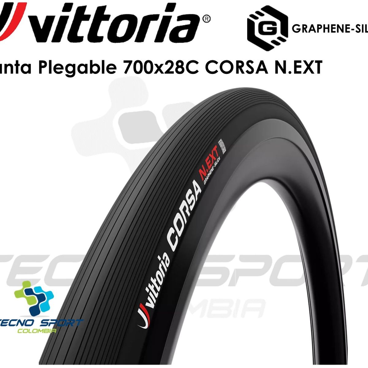 VITTORIA - Llanta Bicicleta 700 X 28 Ruta Vittoria Corsa N.ext