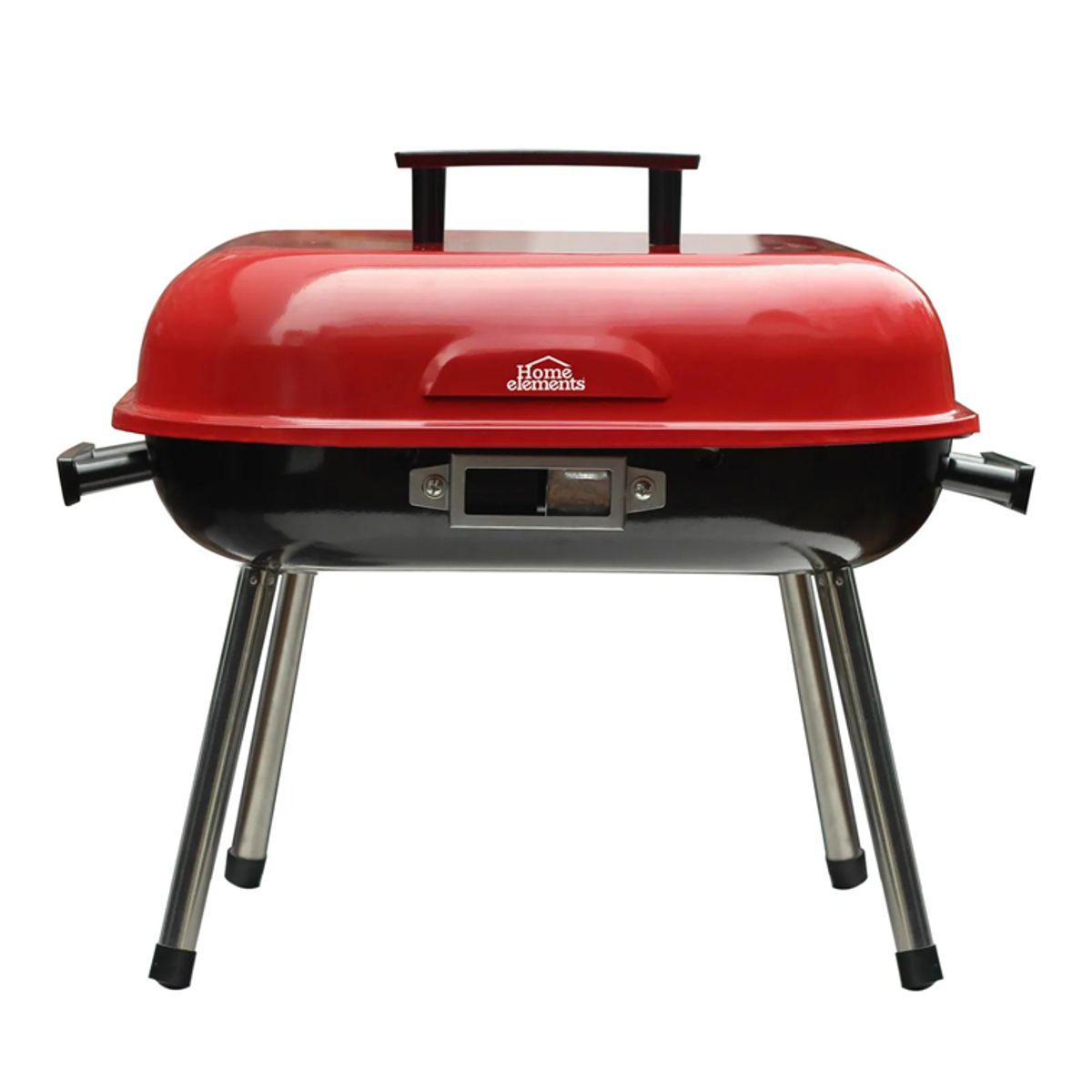 HOME ELEMENTS - Asador a Carbon de Mesa BBQ Home Elements Rojo HEBBQ9014R