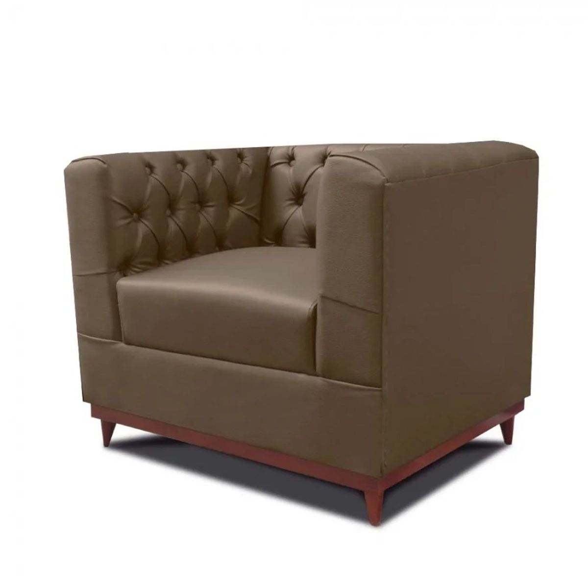 MAGIC CLASS - SILLA MODERNA COLEMAN ECOCUERO CAFÉ