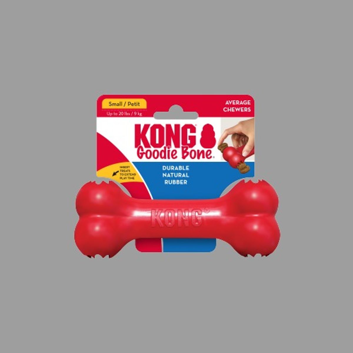 KONG COMPANY - KONG Classic Goodie Bone - Hueso talla S