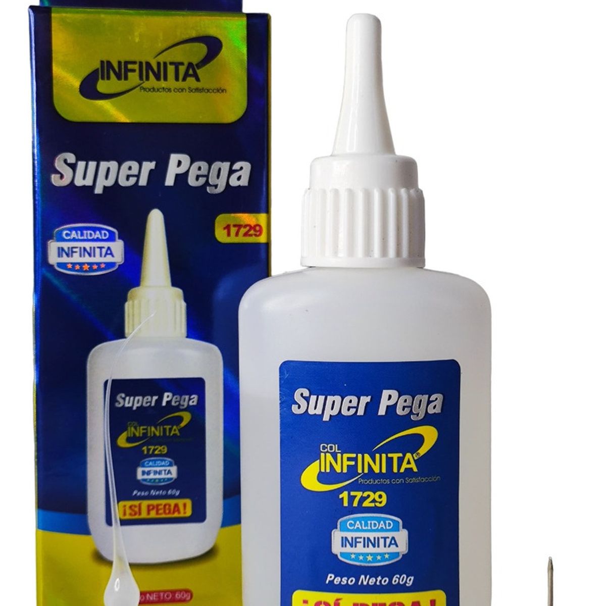 GENERICO - Super Pega Infinita Adhesivo Liquido Pegante Pega Todo 60g