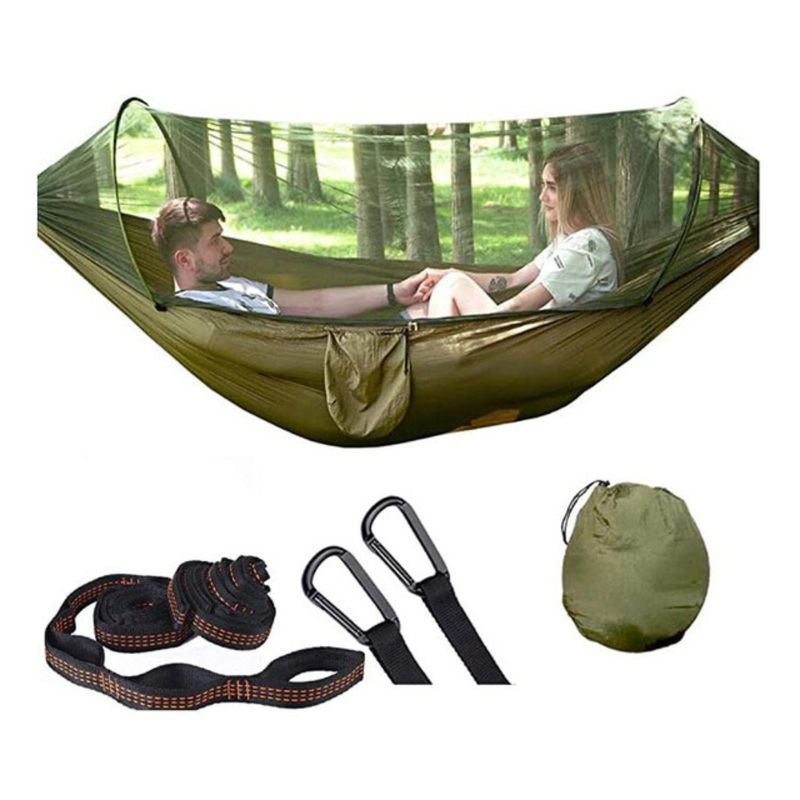 GENERICO - Hamaca Con Toldillo Portatil Anti Mosquitos Plegable
