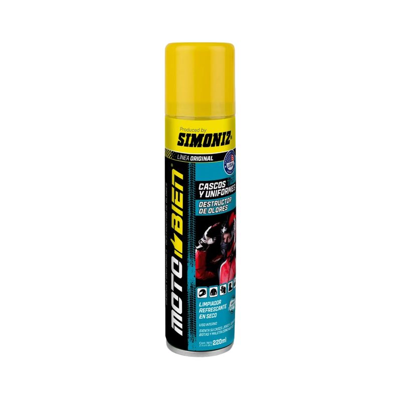 SIMONIZ - Limpiador Refrescante Cascos & Uniformes Simoniz - 220ML
