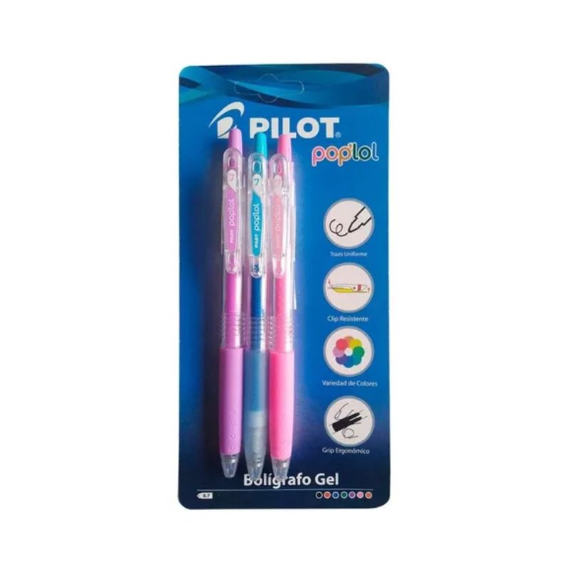PILOT - Boligrafo 07 Poplol X3 Pilot
