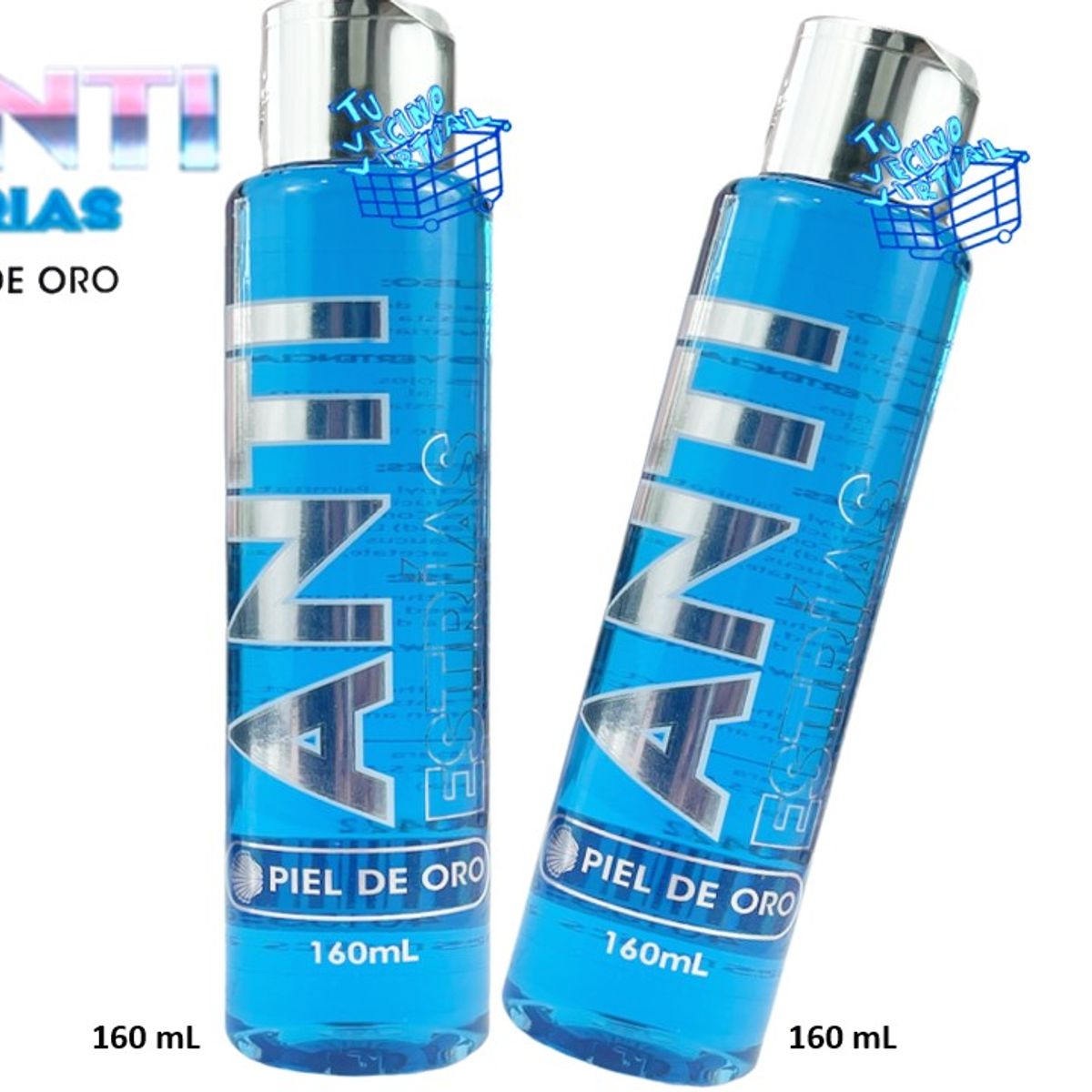 PIEL DE ORO - Antiestrias X2  piel de oro 160 mL