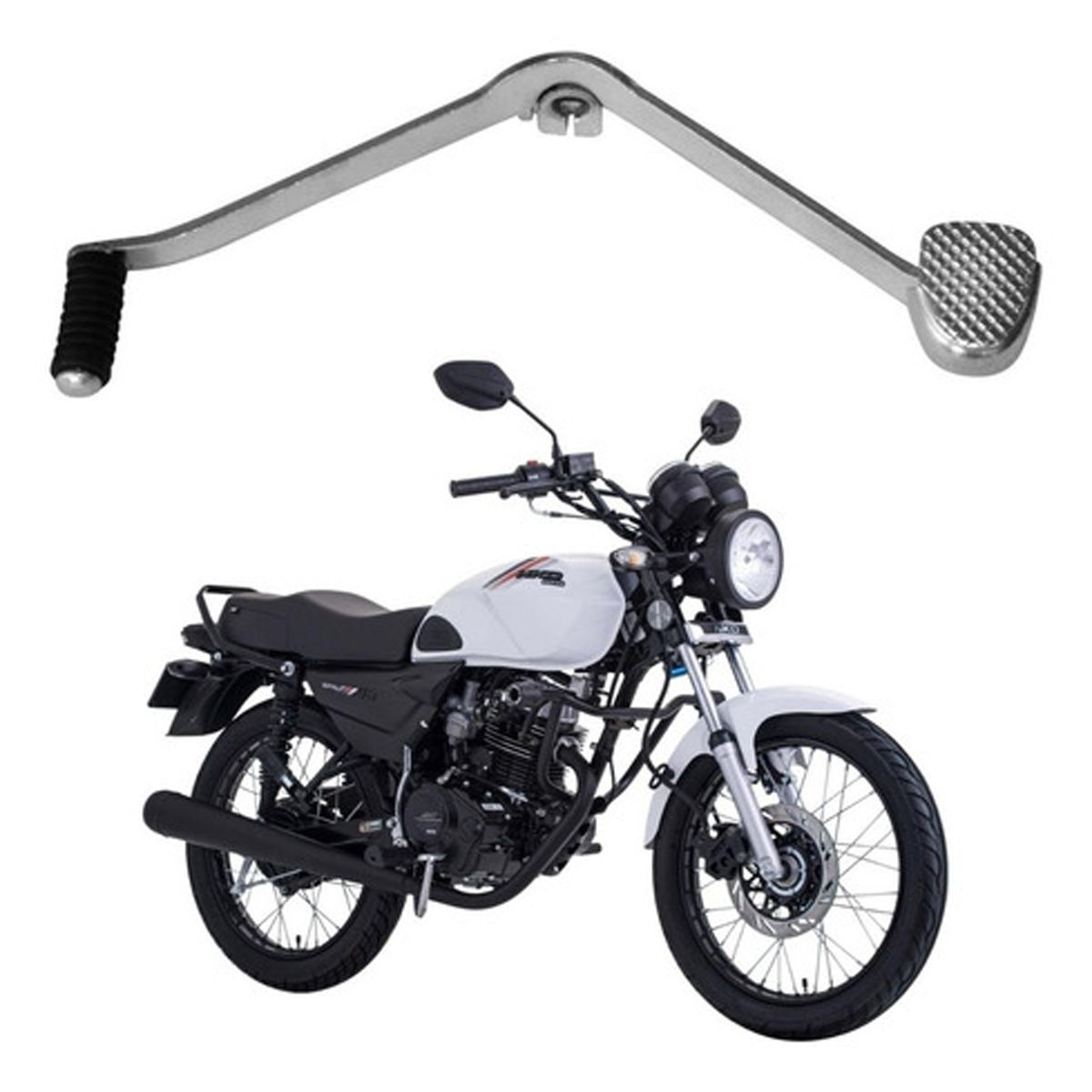 AKT - Pedal Freno Akt Sport 125 Nkd 125 Sl 125 Original Cromado