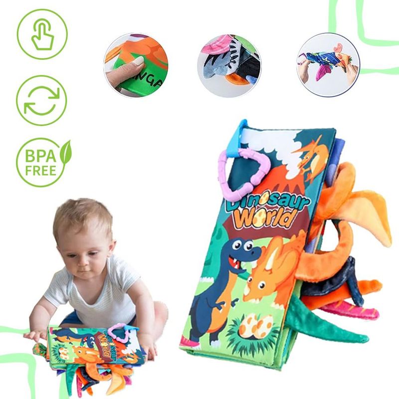 GENERICO - Libro Estimulación Temprana Bebes Niños Juguete Sensorial