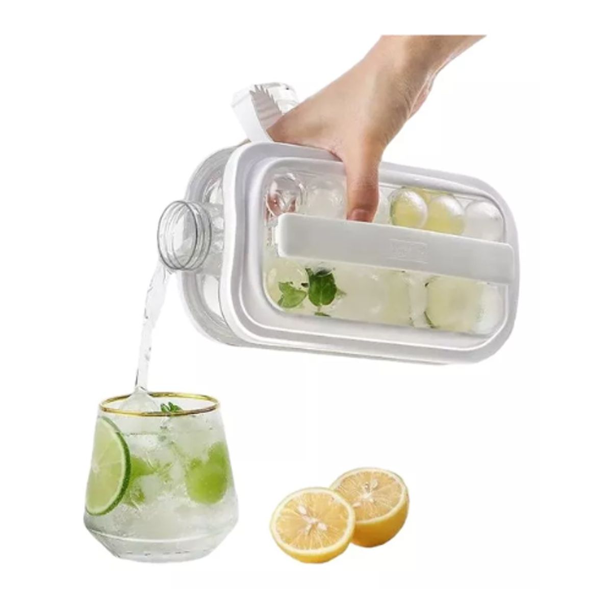 AFM - Hielera Botella Molde Esférico Bola Hielos Redondos Bebidas