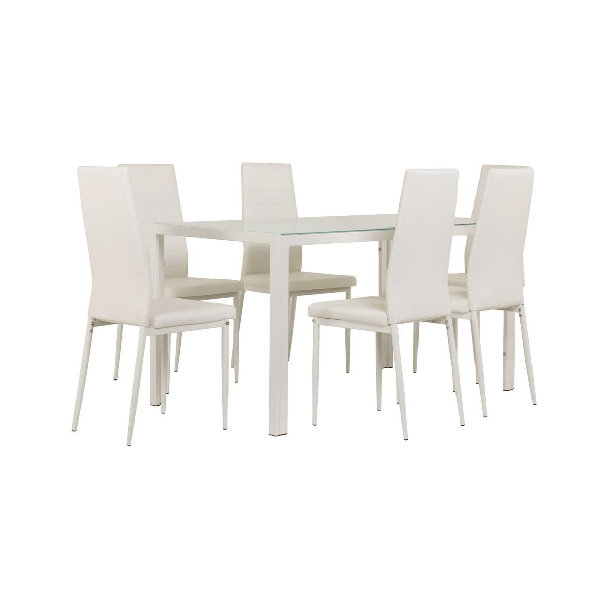 MUEBLES FIOTTI - Comedor 6 Puestos Blanco