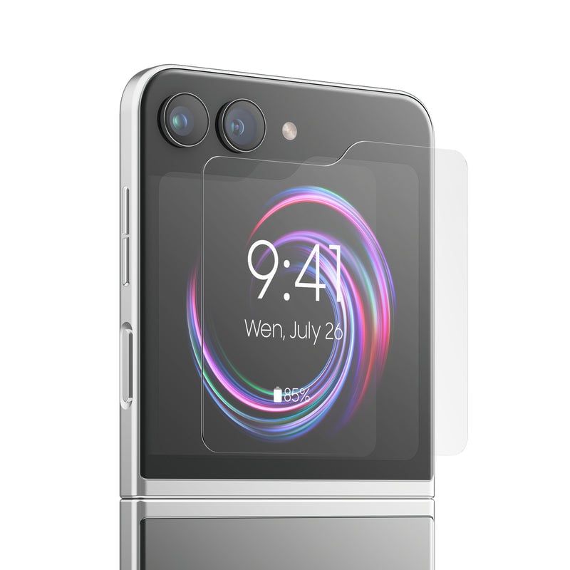 ELAGO - ELAGO Vidrio Templado Exterior Compatible Samsung Galaxy Z Flip 5 / 6