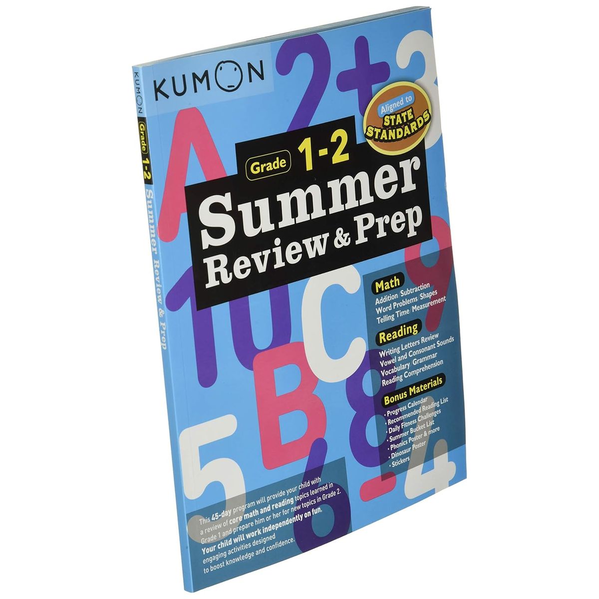 JUGANDO Y EDUCANDO - Libro Kumon Summer Review & Prep Grado 1-2 Niños