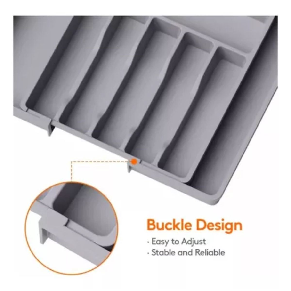 TELEPRODUCTOSBOGOTA - Lifewit Organizador De Cubiertos Bandeja De Utensilios Expa