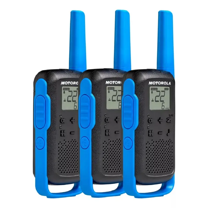 MOTOROLA - 3 Radios Motorola T270tp Walkie Talkie Talkabout
