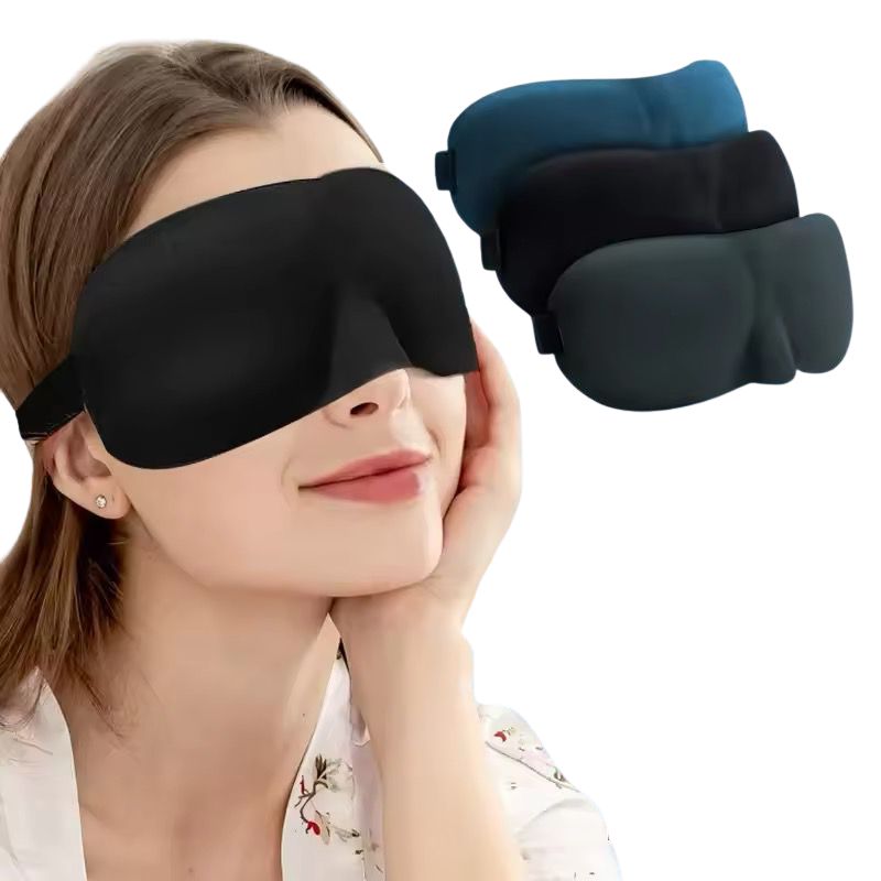 GENERICO - Mascara Cubre Ojos Antifaz Tapa Ojos Para Dormir Premium