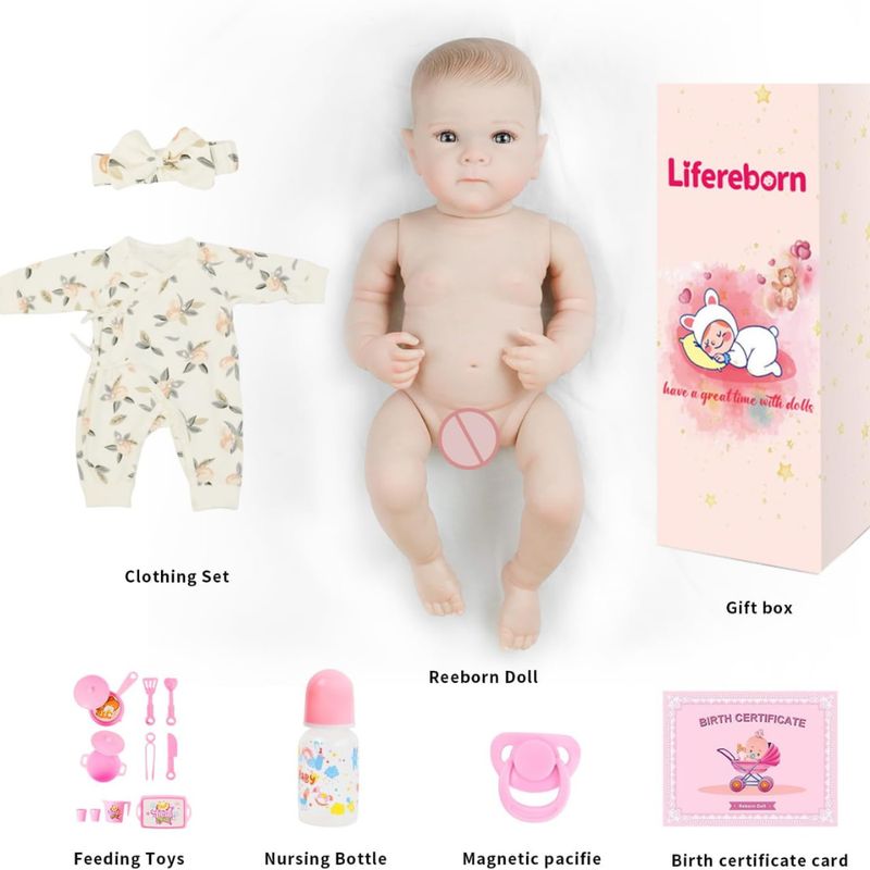 GENERICO - Muñeca Bebe Real Reborn Cuerpo Silicona- Mar