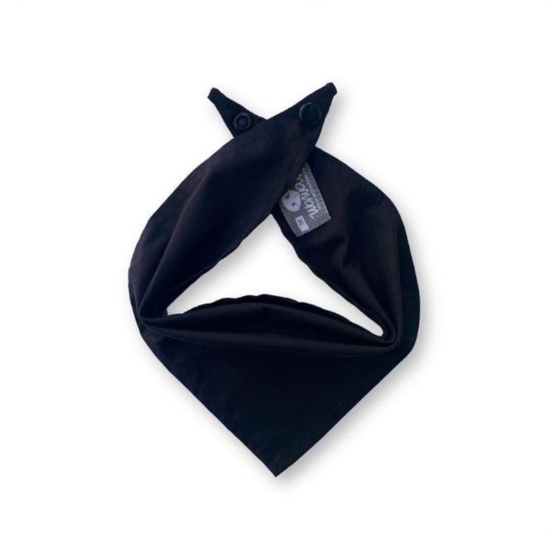 WAWAW - Pañoleta para perro talla S unicolor negro Wawaw