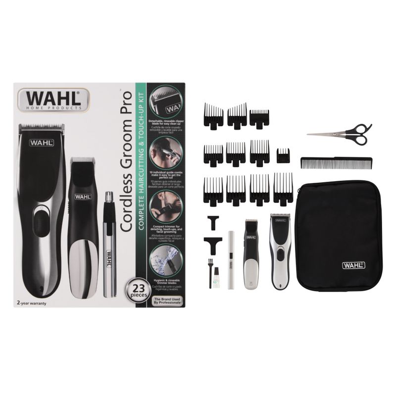 WAHL - Maquina Wahl Kit Cordless Gromm Pro 23 Piezas 09649-2168