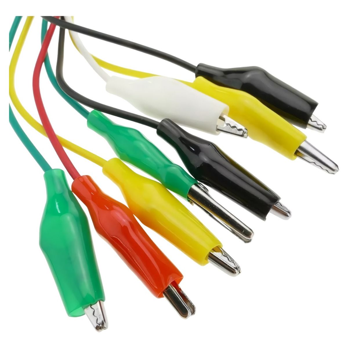 GENERICO - Cables Pinzas Cocodrilo 47cm Eléctrica Conexion