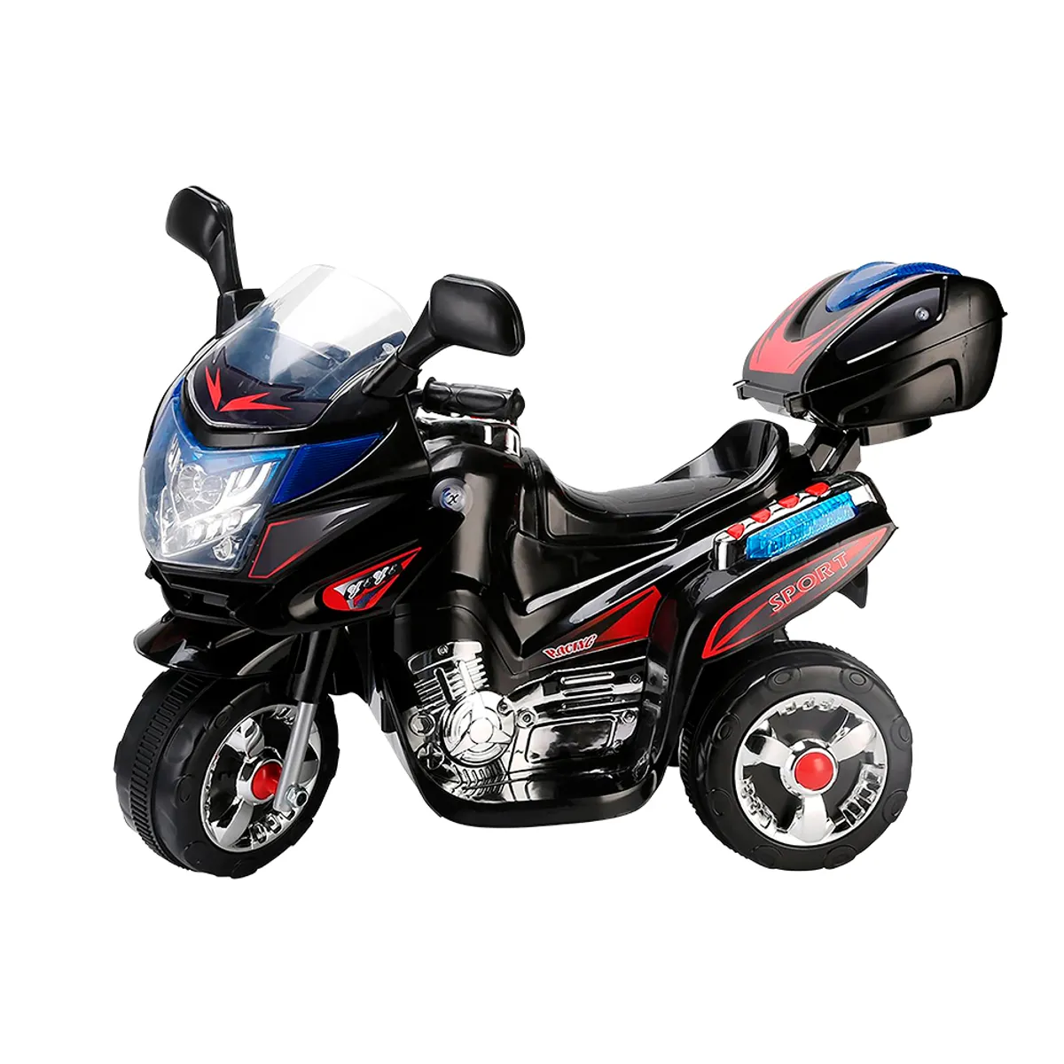 STAY ELIT - MOTO ELÉCTRICA RECARGABLE COLOR NEGRO PARA NIÑOS-