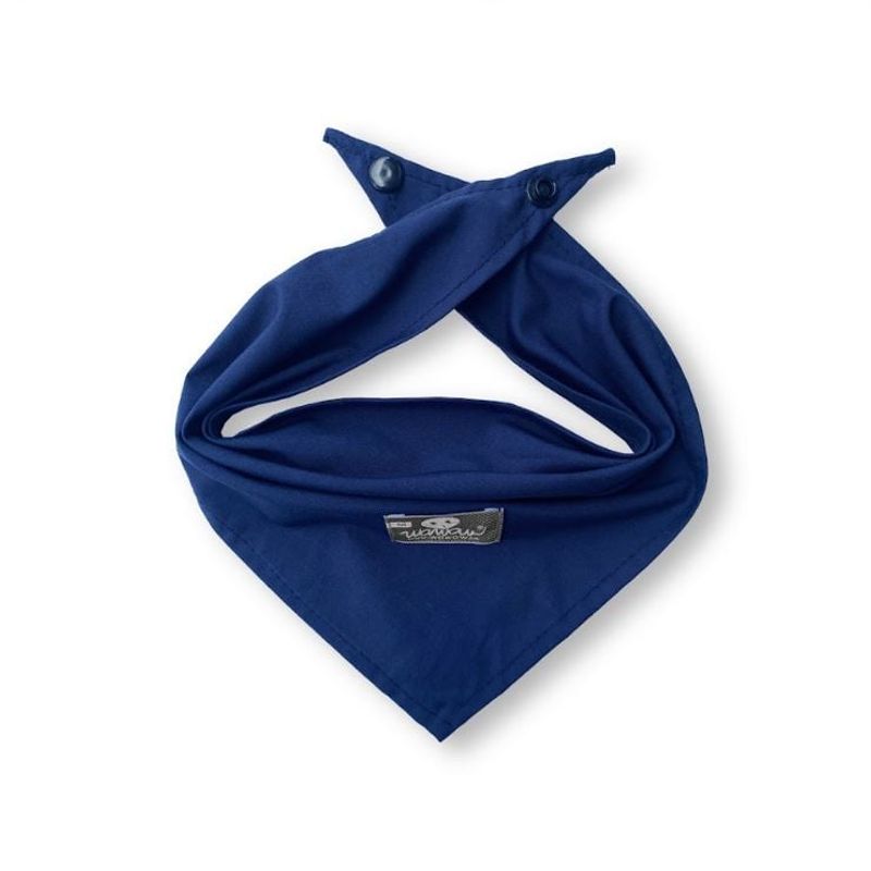 WAWAW - Pañoleta para perro talla M unicolor azul oscuro Wawaw
