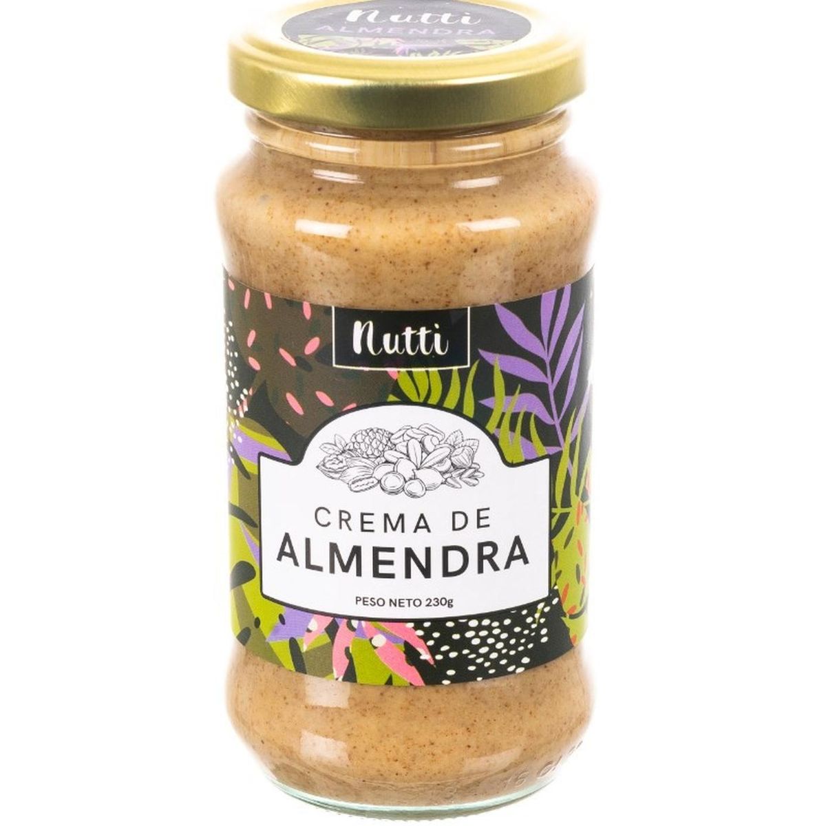 NUTTI - Crema de Almendra x 230 Grs - Nutti