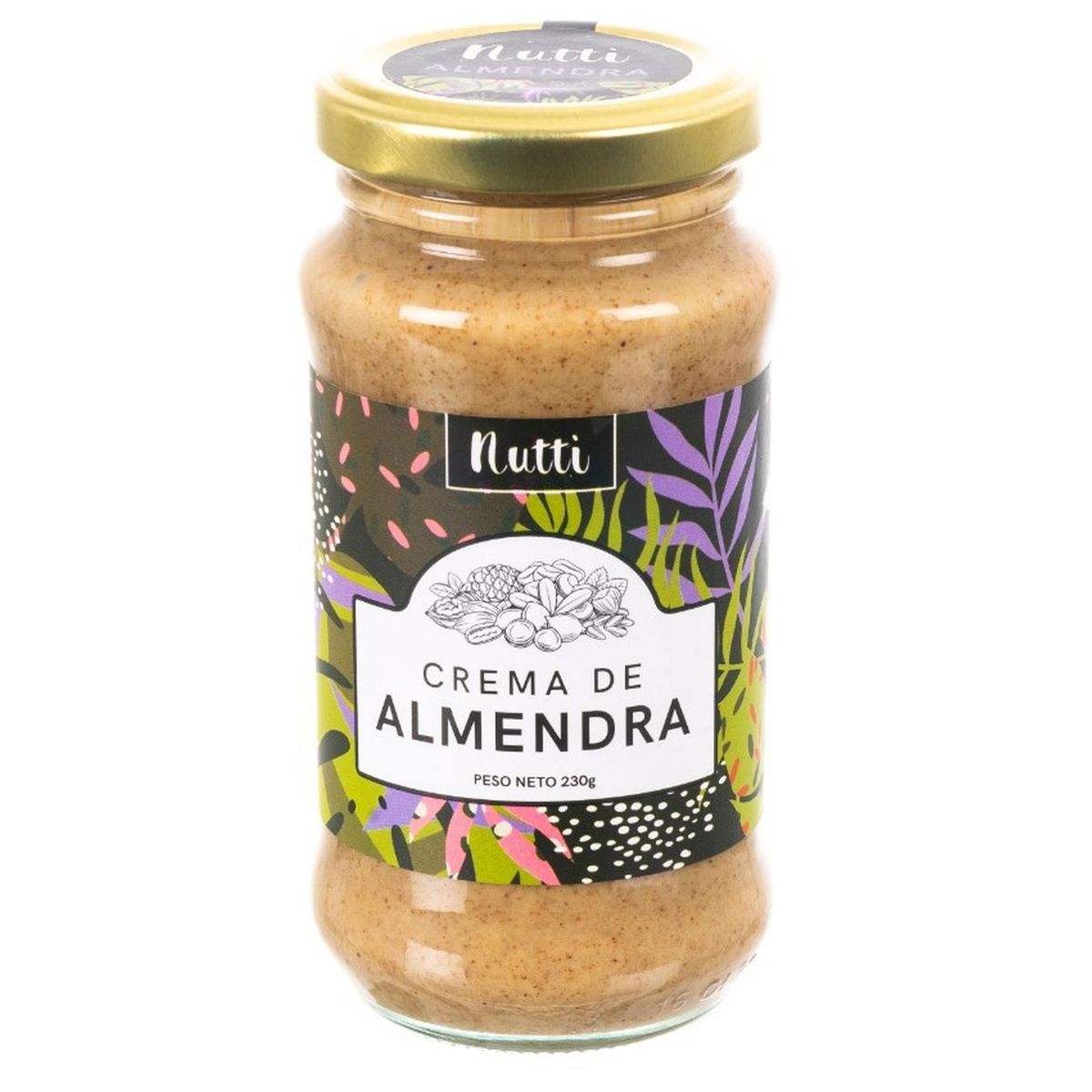 NUTTI - Crema de Almendra x 230 Grs - Nutti