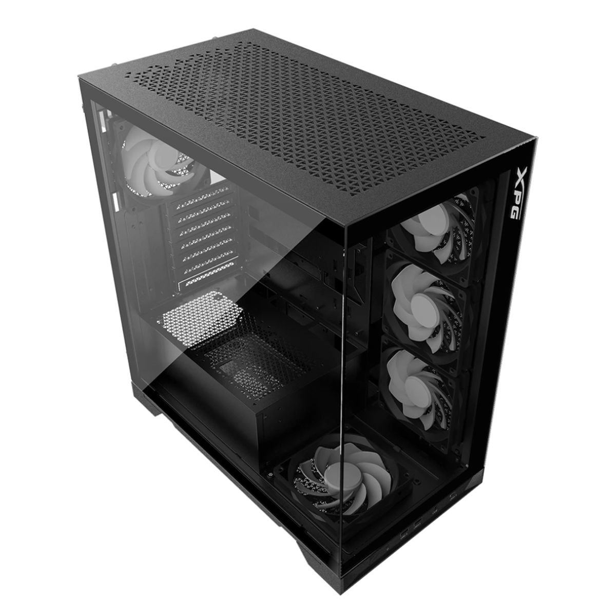 XPG - CAJA XPG ATX INVADER X 5 FANS NEGRO