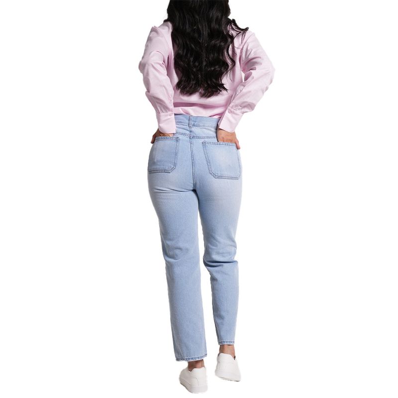 LEC LEE - Jean cropped fit para mujer Lec Lee.-
