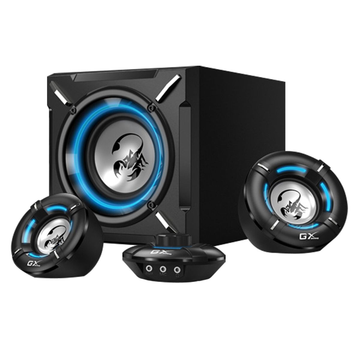GENIUS - Parlante de juegos Genius SW-G2.1 1000 color Negro/Azul