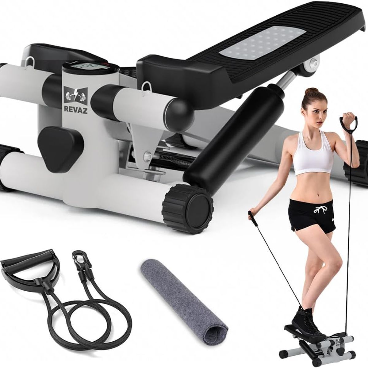 GENERICO - Escaladora Steppers Para Ejercicio Con Bandas Resistencias