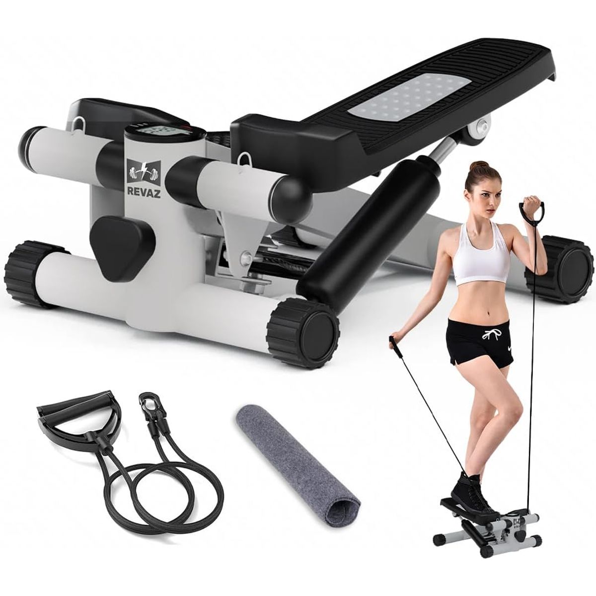 GENERICO - Escaladora Steppers Para Ejercicio Con Bandas Resistencias