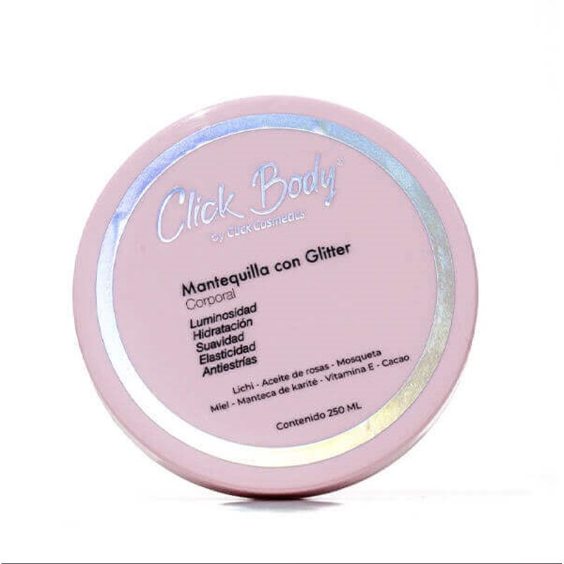 GENERICO - Mantequilla Corporal Con Glitter CLICK COSMETICS